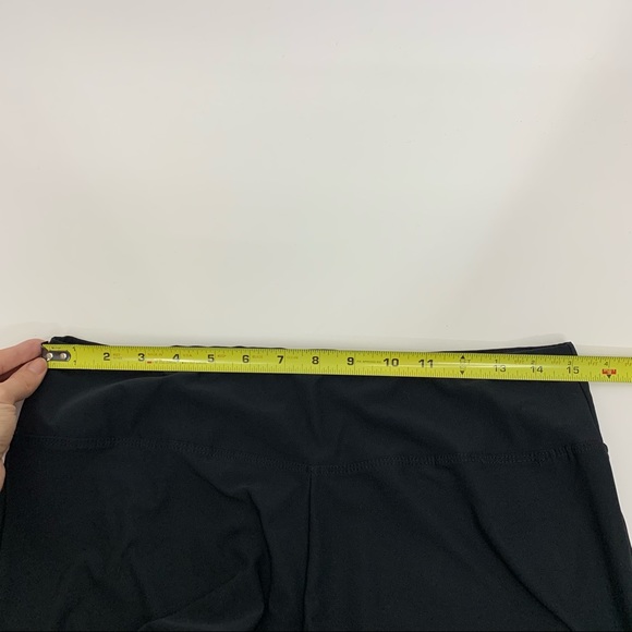 Bally Total Fitness Mesh Caged Calf Black Leggings Athletic Athleisure Size XL - Picture 12 of 15